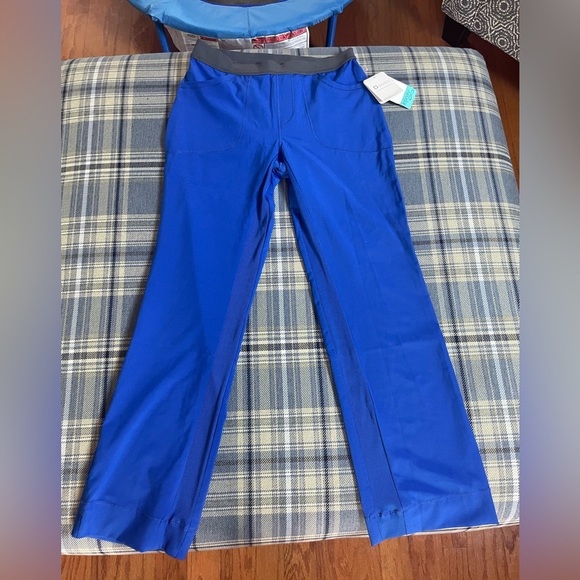 Cherokee infinity contemporary royal blue scrub pants - Picture 1 of 6
